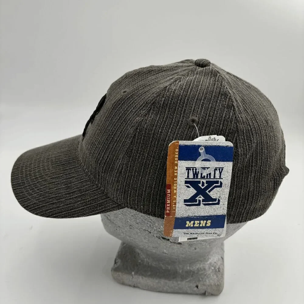 Wrangler Twenty X Hat Cap Strap Back Brown‎ Mens Adjustable Cotton New With Tags